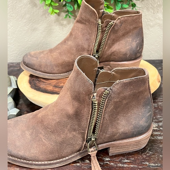 GIANNI BINI GENUINE LEATHER ANKLE BOOTS - Picture 3 of 12